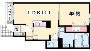 モンターニュⅠの物件間取画像